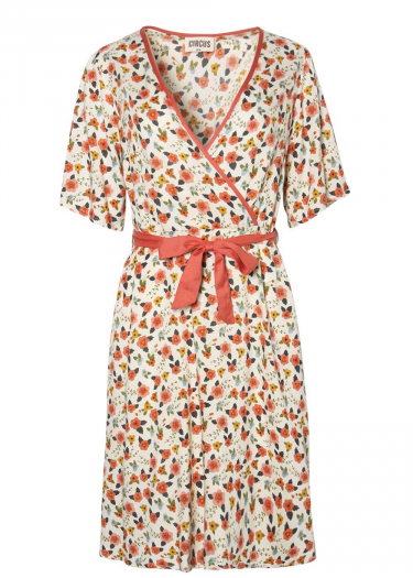 Eco Vero Floral Wrap Dress